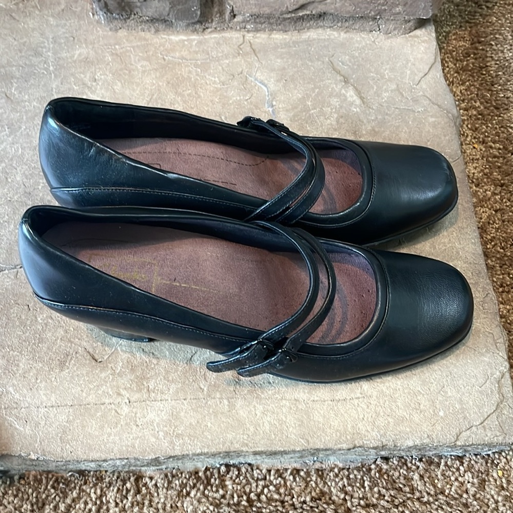 Clark’s Sugar Dust Black Womens Size 9.5M